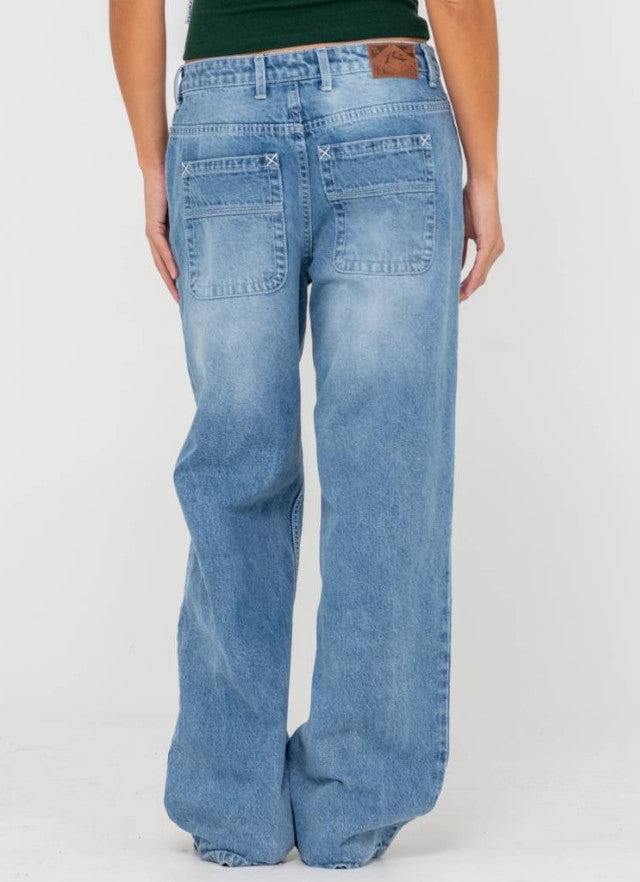 Rusty Bethany Baggy Low Rise Jean