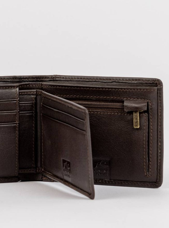 Rusty High River 2 Leather Wallet