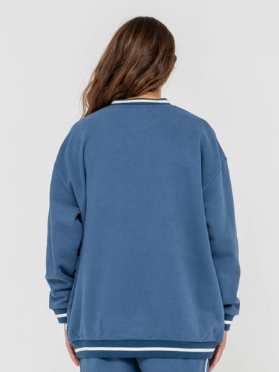 Rusty South Oversized Crew Fleece