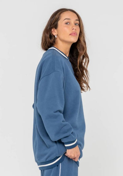 Rusty South Oversized Crew Fleece