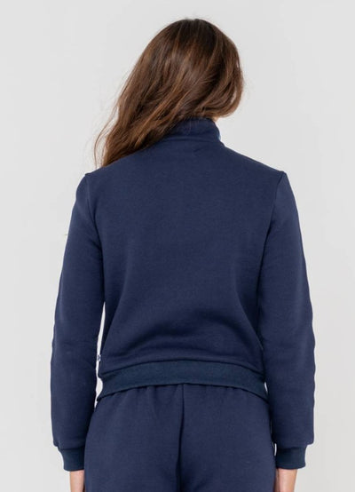 Rusty Midnights Long Sleeve Zip Through Fleece