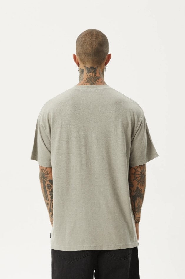 Afends Staple - Boxy Fit Tee - Olive