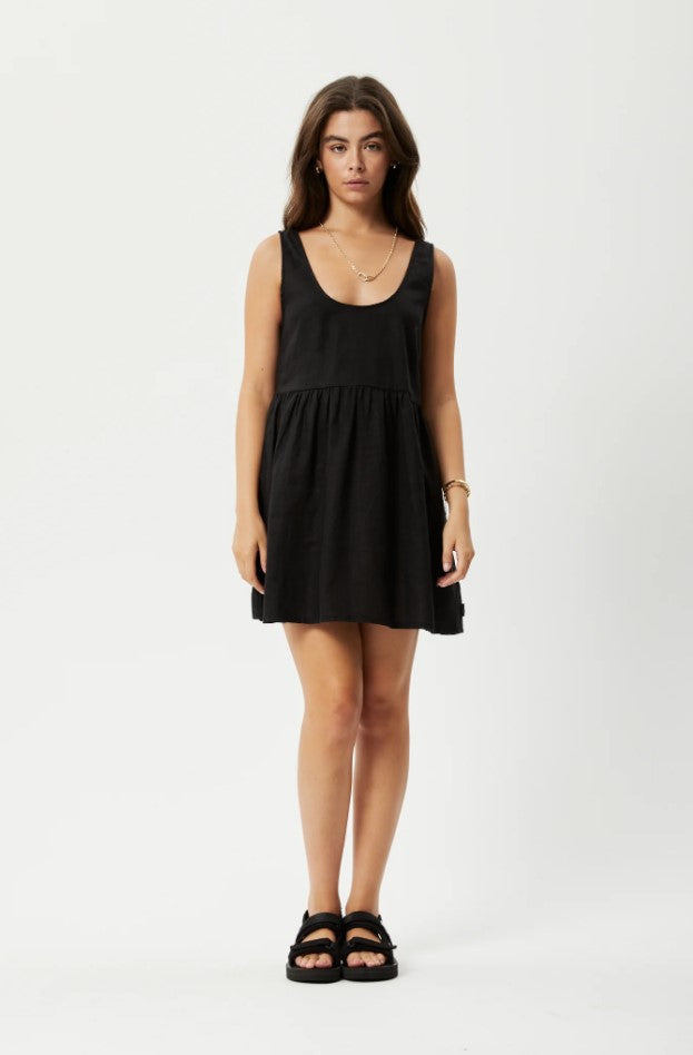 Afends Jesse  Mini Dress Black