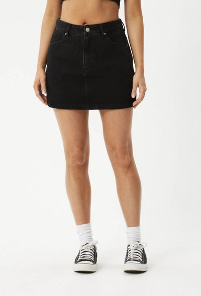 Afends Georgia Hemp Denim Skirt