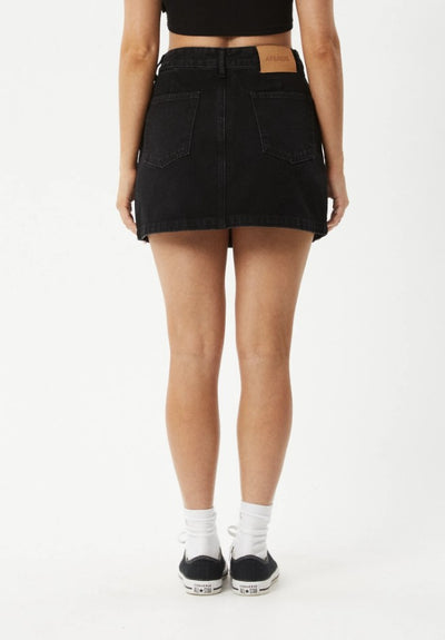 Afends Georgia Hemp Denim Skirt