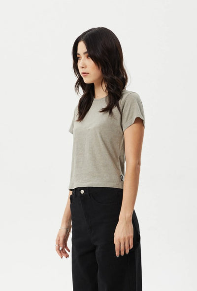 Afends Carmen Baby Tee Olive