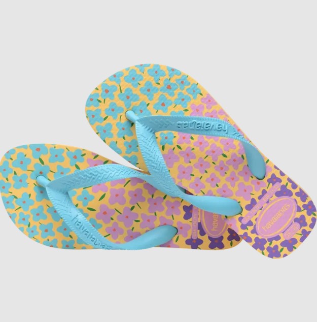 Havaianas Kids Flores Caja Yellow Blue