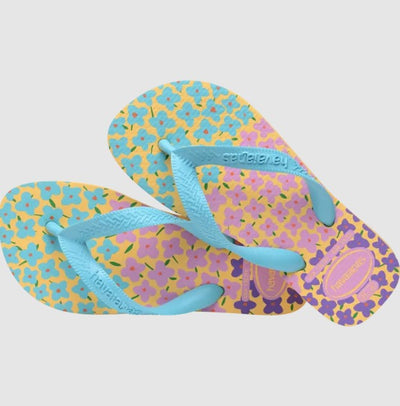 Havaianas Kids Flores Caja Yellow Blue