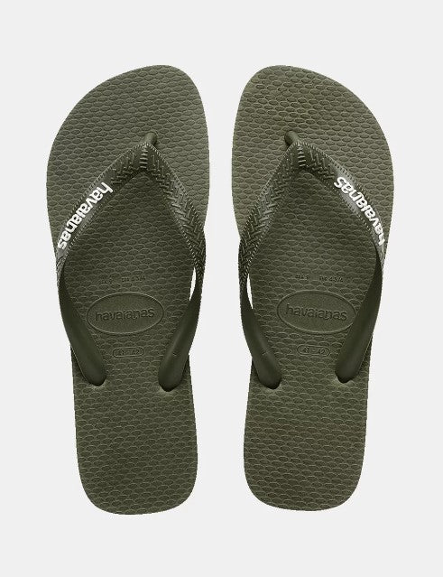 Havaianas Rubber Logo Olive Green