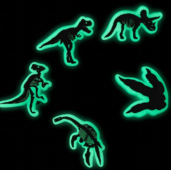 Crocs Glow In The Dark Dino Jibbitz