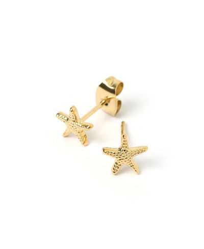 Arms Of Eve Starfish Gold Studs