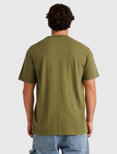 RVCA Big Washed SS Tee Moss