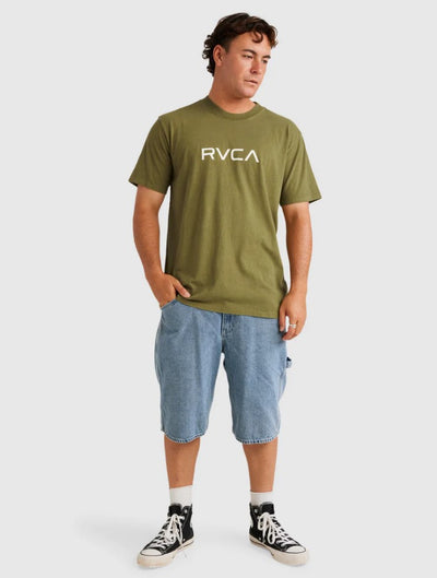 RVCA Big Washed SS Tee Moss