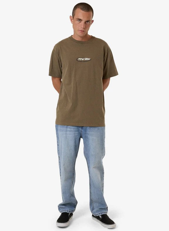 Thrills Pharm Merch Fit Tee - Desert