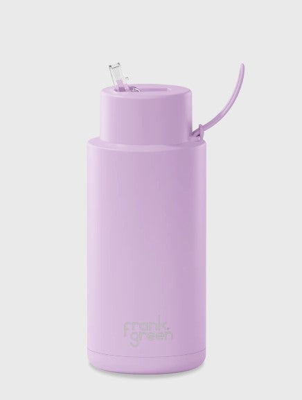 Frank Green Stainless Steel Ceramic Reusable Bottle with Straw