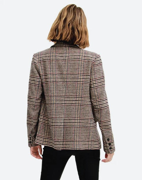 Belle &amp; Bloom Piccadilly Wool Blend Plaid Blazer