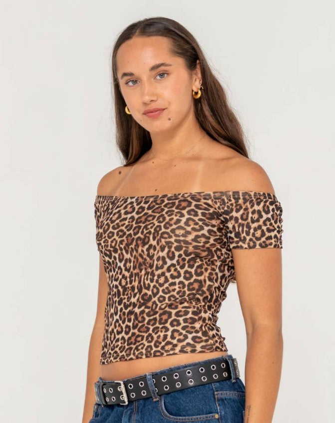 Rusty Ciao Bella Off Shoulder Top