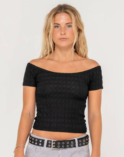 Rusty Ciao Bella Off Shoulder Top
