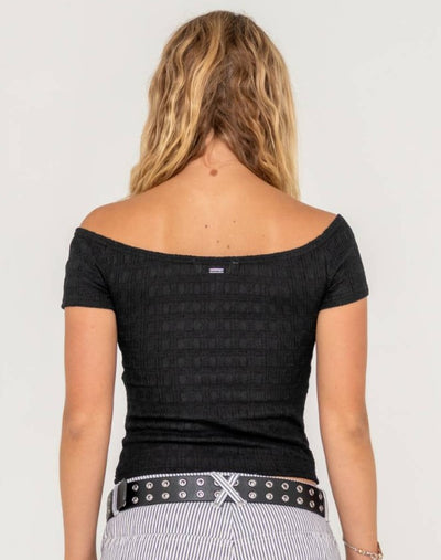 Rusty Ciao Bella Off Shoulder Top