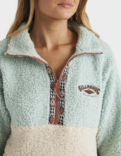 Billabong Horizon Mock Neck Colorblock
