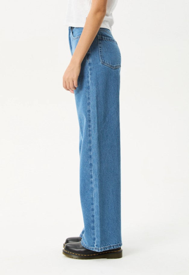 Afends Bella Denim Wide Leg Baggy Jean