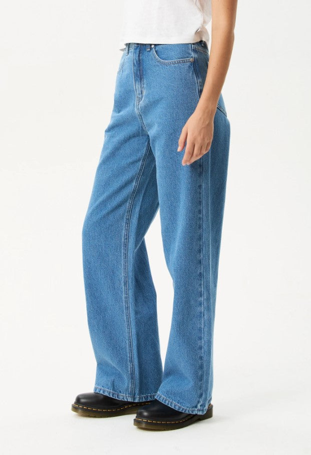 Afends Bella Denim Wide Leg Baggy Jean