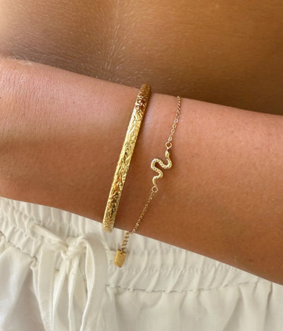 Arms Of Eve Serpent Gold Bracelet