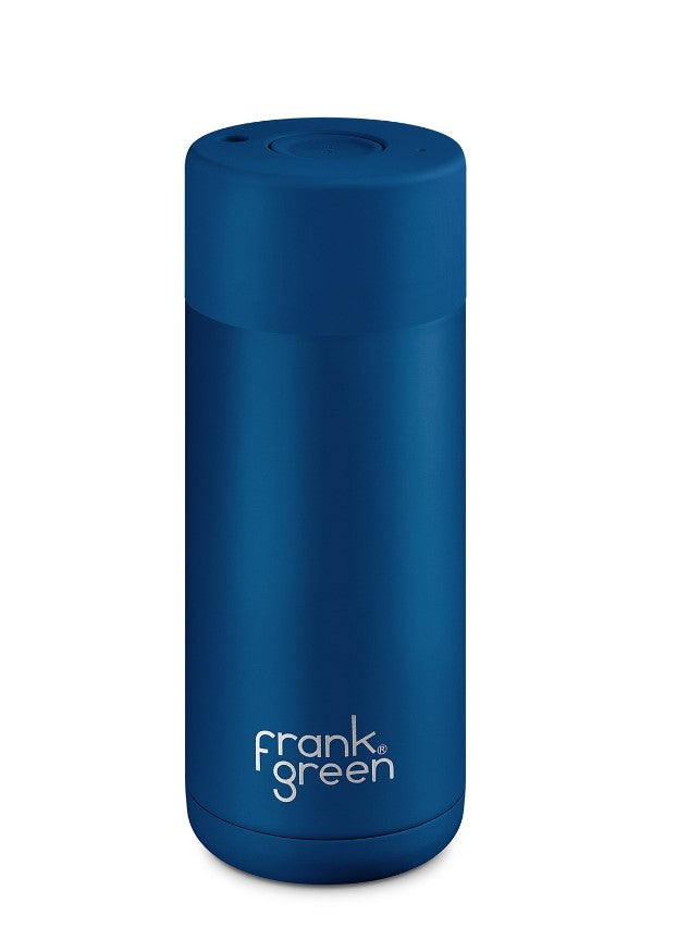 Frank Green 16oz Stainless Steel Ceramic Reusable Cup Push