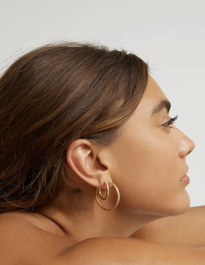 Arms of Eve Sebastian Gold Hoop Earrings