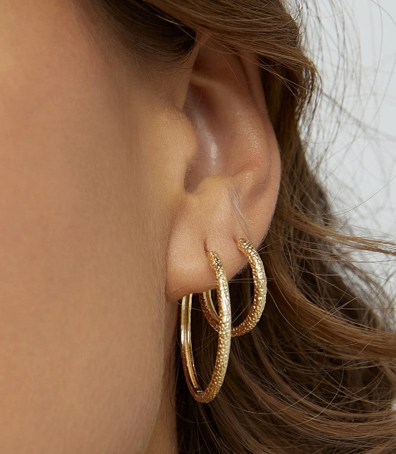 Arms of Eve Sebastian Gold Hoop Earrings