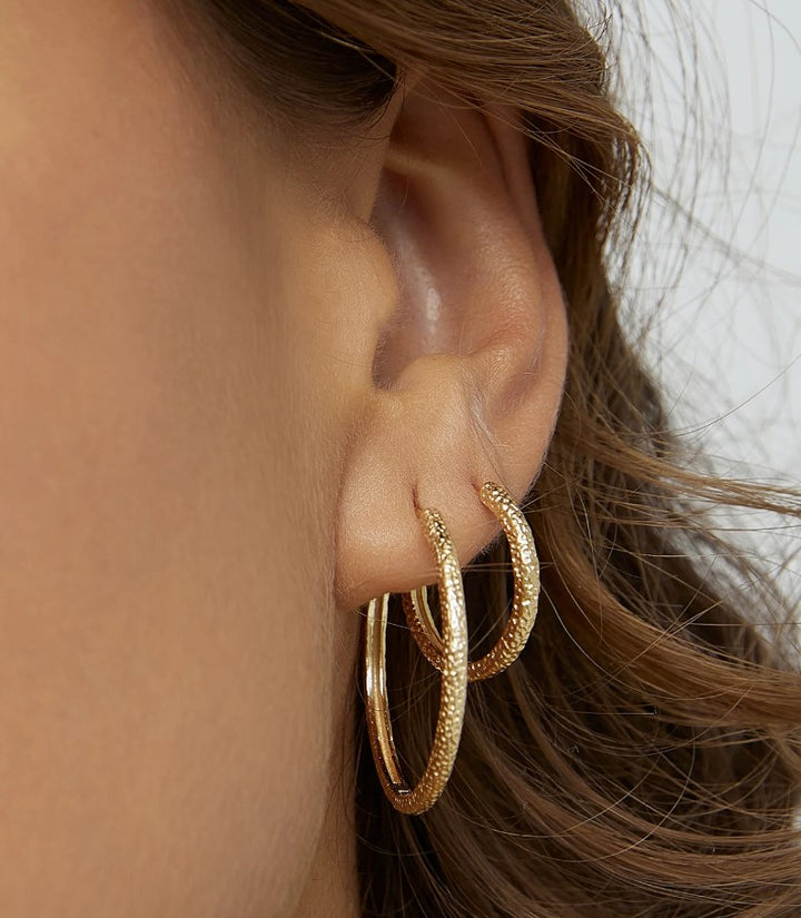 Arms of Eve Sebastian Gold Hoop Earrings