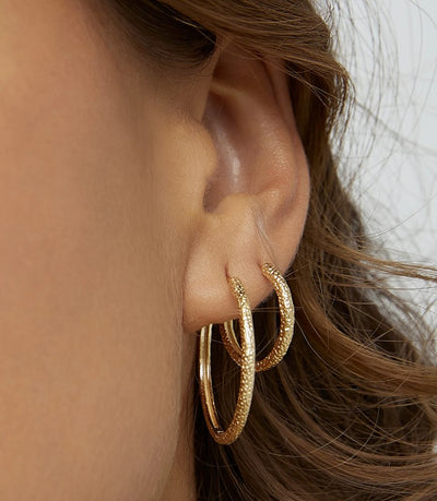 Arms of Eve Sebastian Gold Hoop Earrings