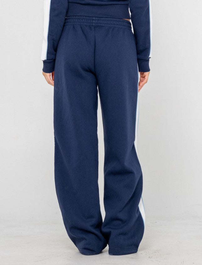 Rusty Retro Lines Wide Leg Track Pant