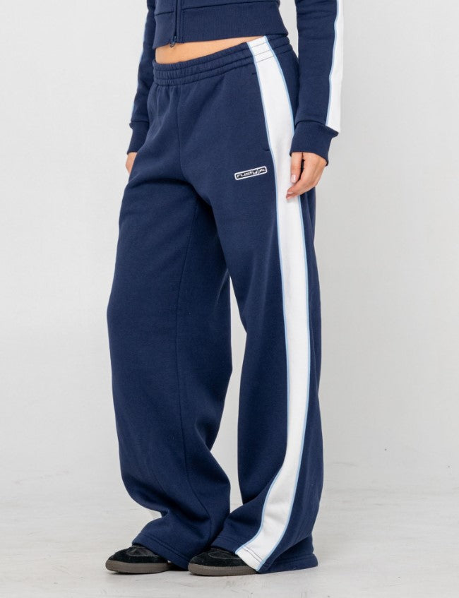 Rusty Retro Lines Wide Leg Track Pant