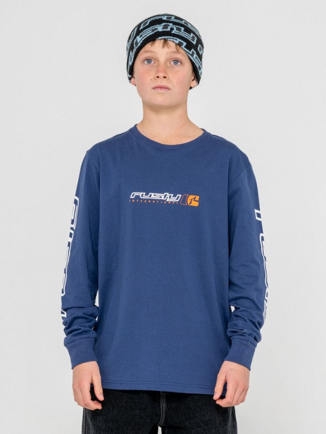 Rusty Jetsetter Long Sleeve Tee Boys