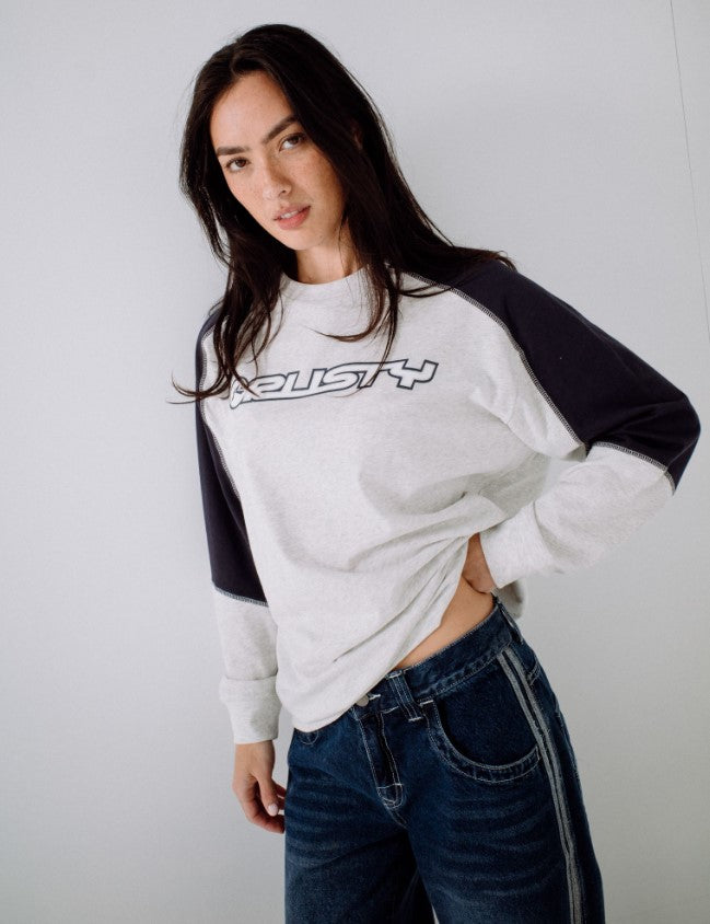 Rusty Timmy Target Contrast L/S Tee