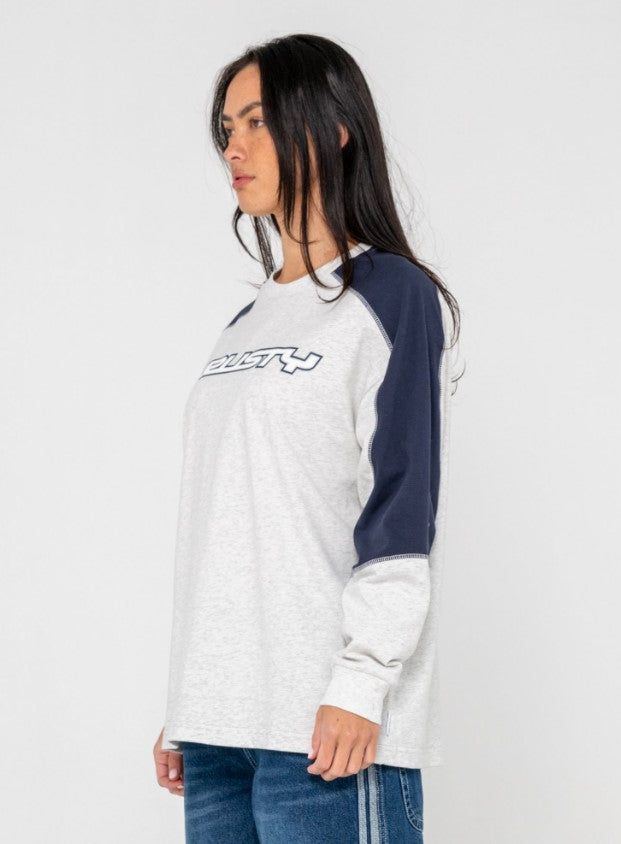 Rusty Timmy Target Contrast L/S Tee