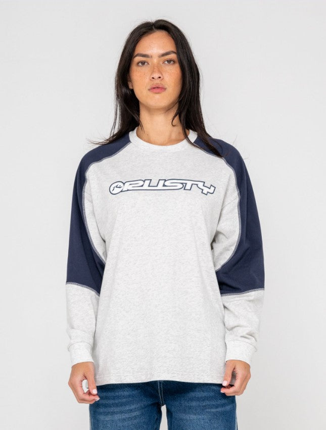Rusty Timmy Target Contrast L/S Tee