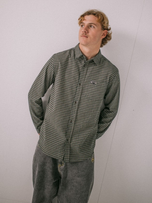 Rusty Datsun Check Long Sleeve Shirt