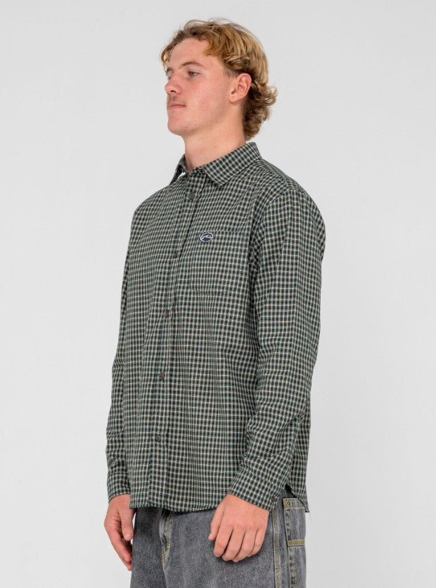 Rusty Datsun Check Long Sleeve Shirt