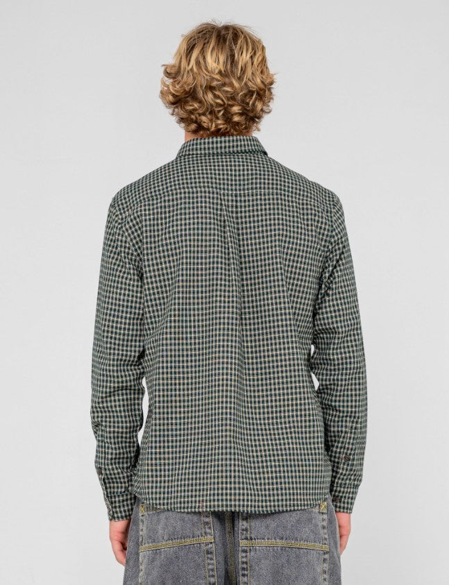 Rusty Datsun Check Long Sleeve Shirt
