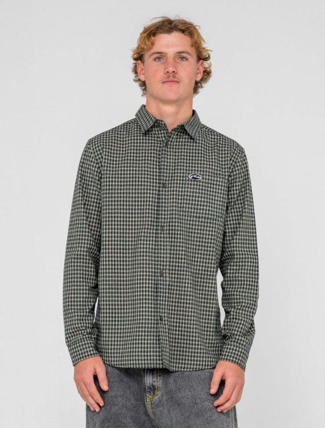 Rusty Datsun Check Long Sleeve Shirt