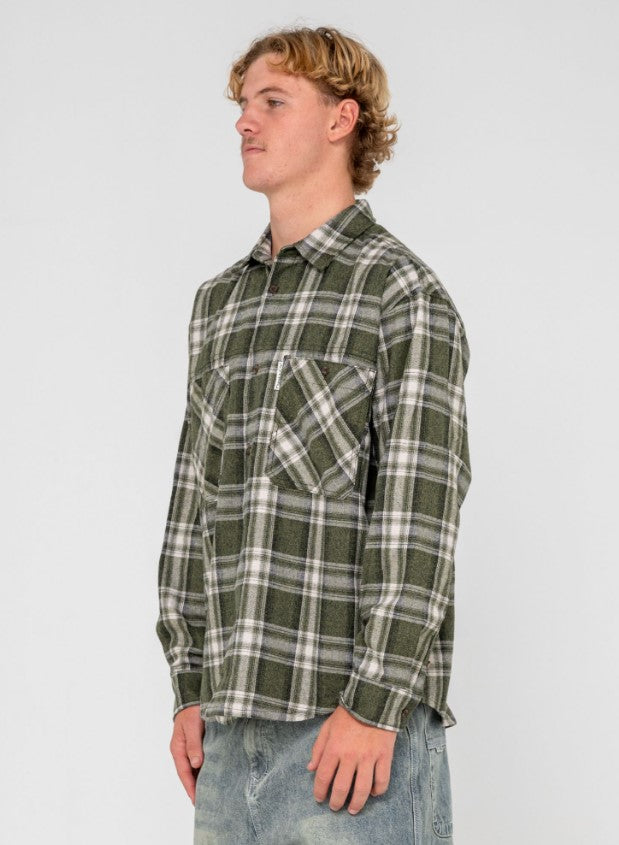 Rusty Cobra Flannel Long Sleeve Shirt