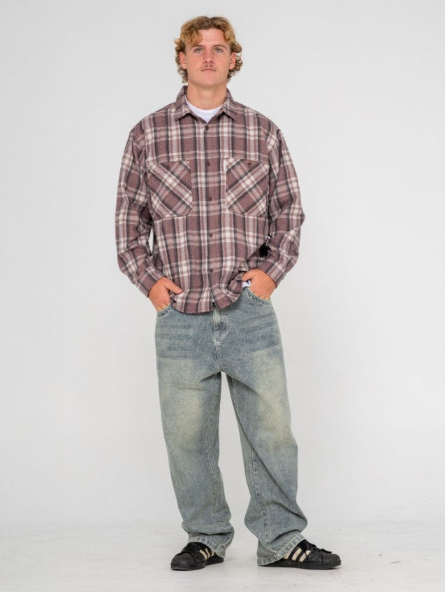 Rusty Cobra Flannel Long Sleeve Shirt