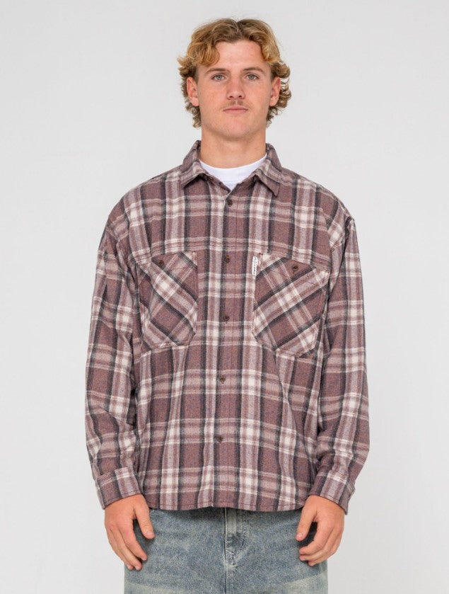 Rusty Cobra Flannel Long Sleeve Shirt