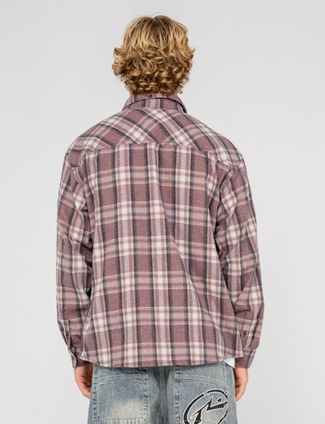 Rusty Cobra Flannel Long Sleeve Shirt