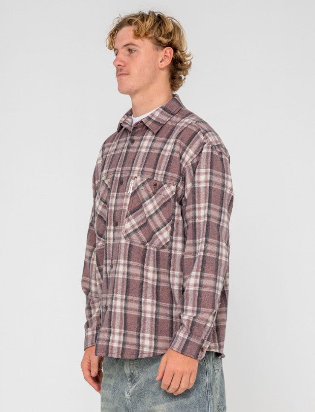 Rusty Cobra Flannel Long Sleeve Shirt