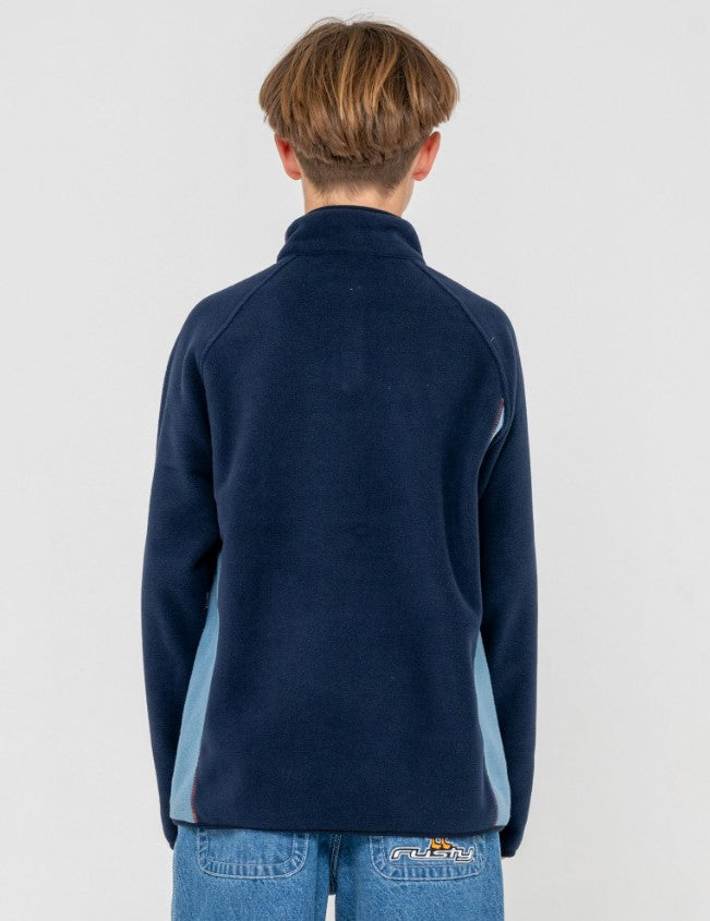 Rusty Blizzard Quarter Zip Polar Fleece Boys
