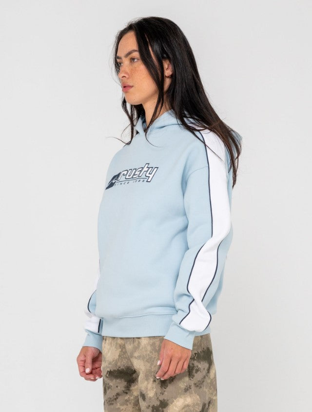 Rusty Hailstone Oversized Hooded Fleece