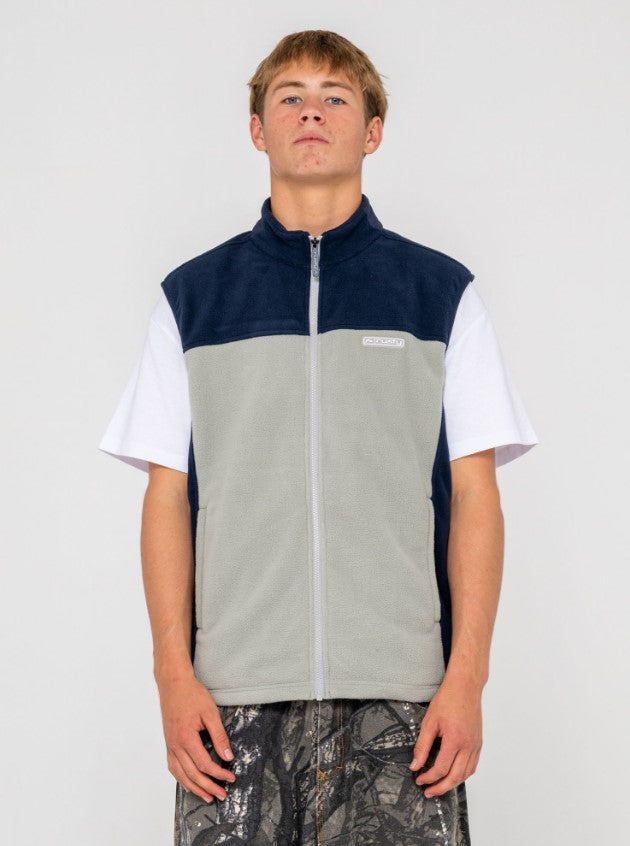 Rusty On The Run Tech Fleece Vest
